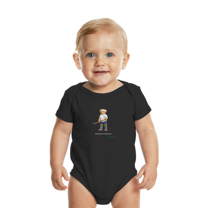 Hockeybear  - Organic Baby Bodysuit - Hockeycarl