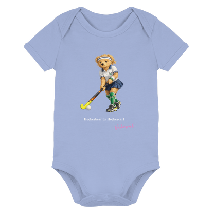 Hockeybear  - Organic Baby Bodysuit - Hockeycarl
