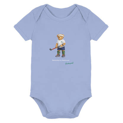 Hockeybear  - Organic Baby Bodysuit - Hockeycarl