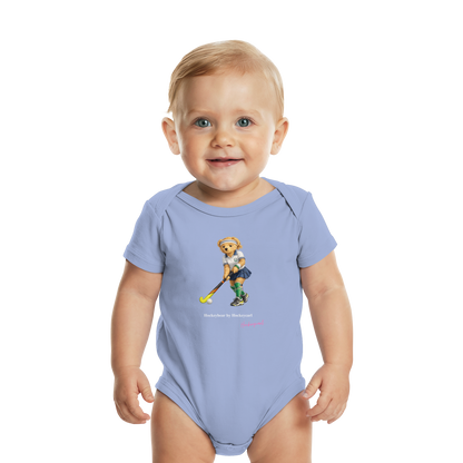 Hockeybear  - Organic Baby Bodysuit - Hockeycarl