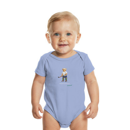 Hockeybear  - Organic Baby Bodysuit - Hockeycarl