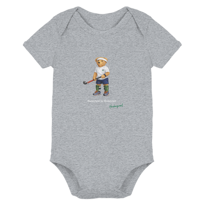 Hockeybear  - Organic Baby Bodysuit - Hockeycarl