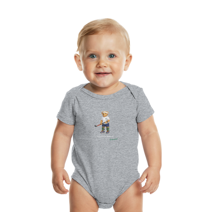 Hockeybear  - Organic Baby Bodysuit - Hockeycarl
