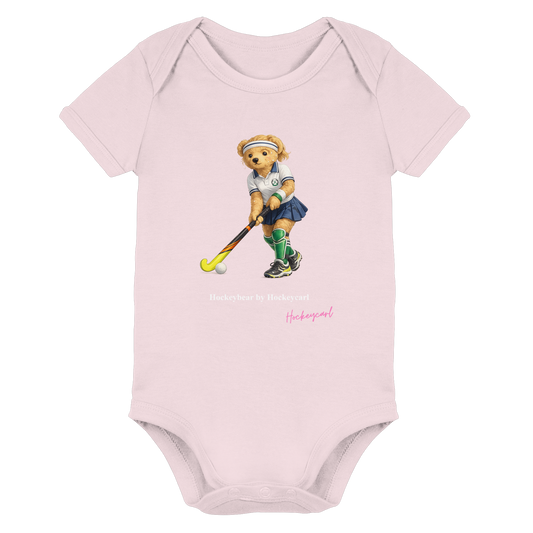 Hockeybear  - Organic Baby Bodysuit - Hockeycarl