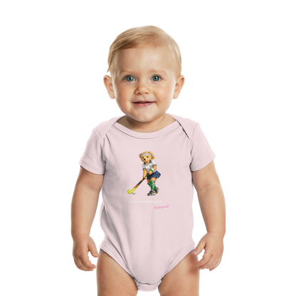 Hockeybear  - Organic Baby Bodysuit - Hockeycarl