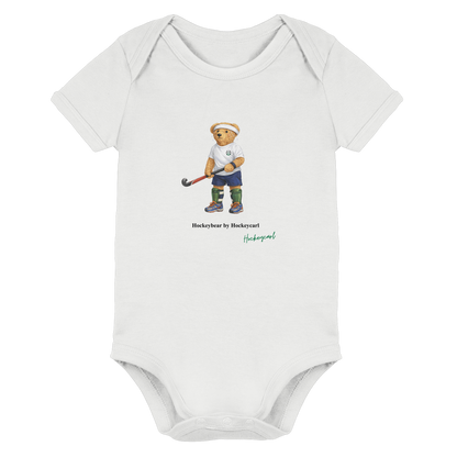 Hockeybear  - Organic Baby Bodysuit - Hockeycarl