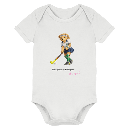 Hockeybear  - Organic Baby Bodysuit - Hockeycarl