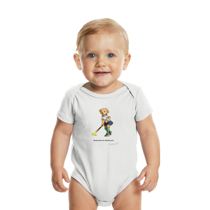Hockeybear  - Organic Baby Bodysuit - Hockeycarl