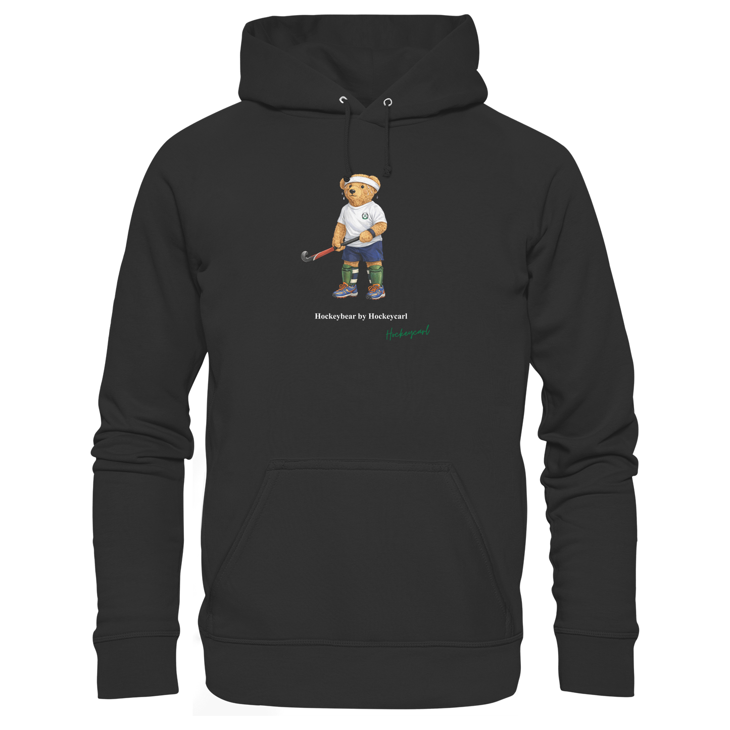 Hockeybear  - Organic Basic Hoodie - Hockeycarl