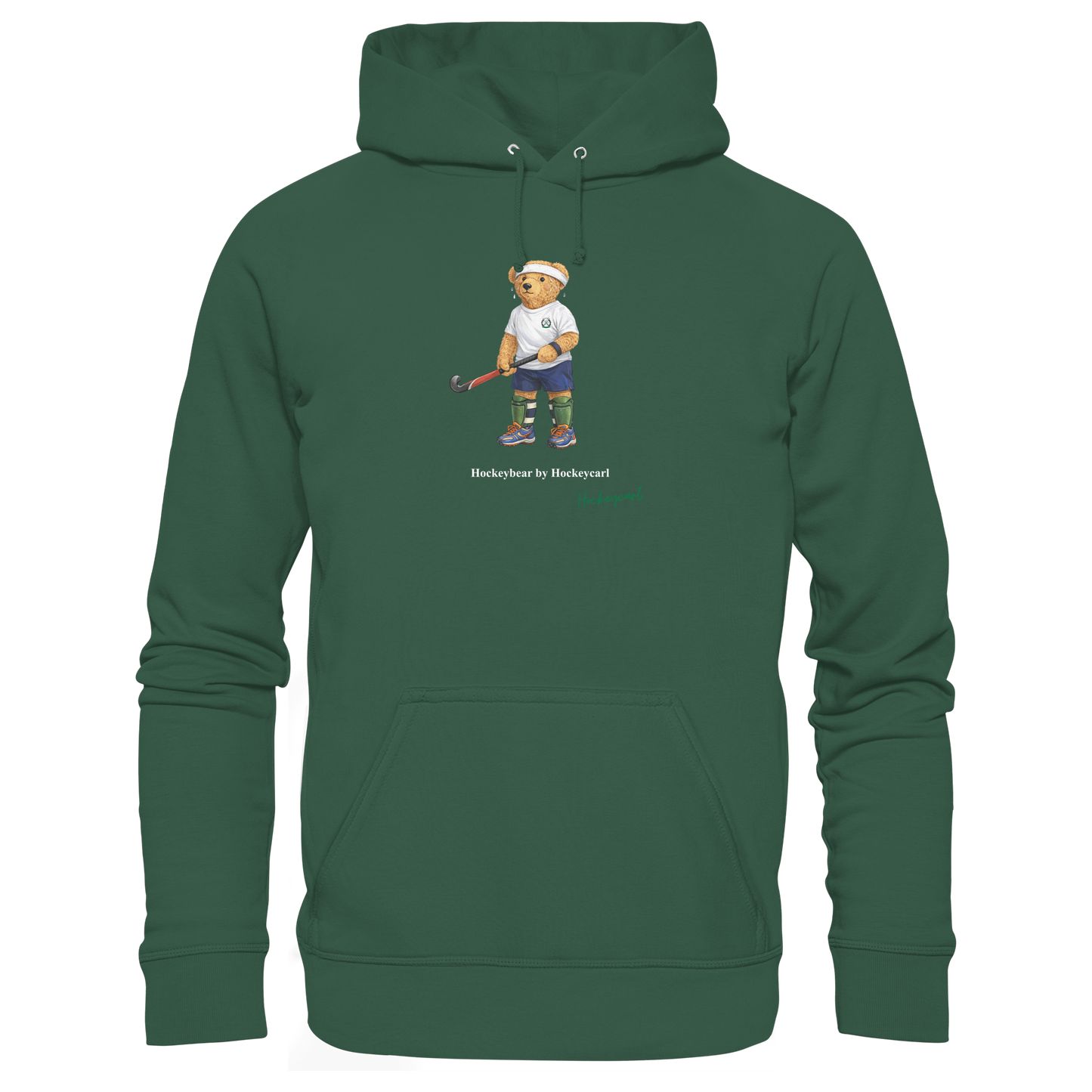 Hockeybear  - Organic Basic Hoodie - Hockeycarl