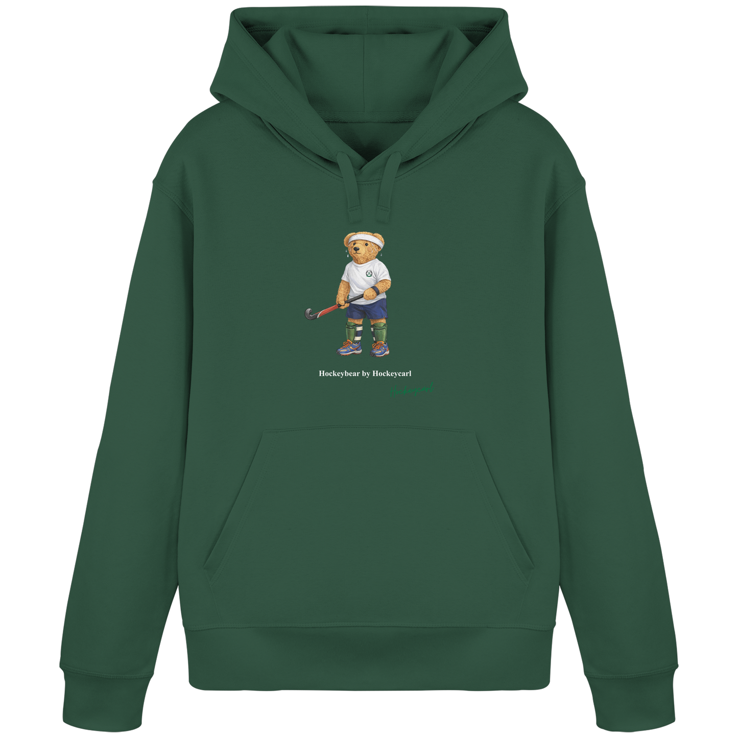 Hockeybear  - Organic Basic Hoodie - Hockeycarl