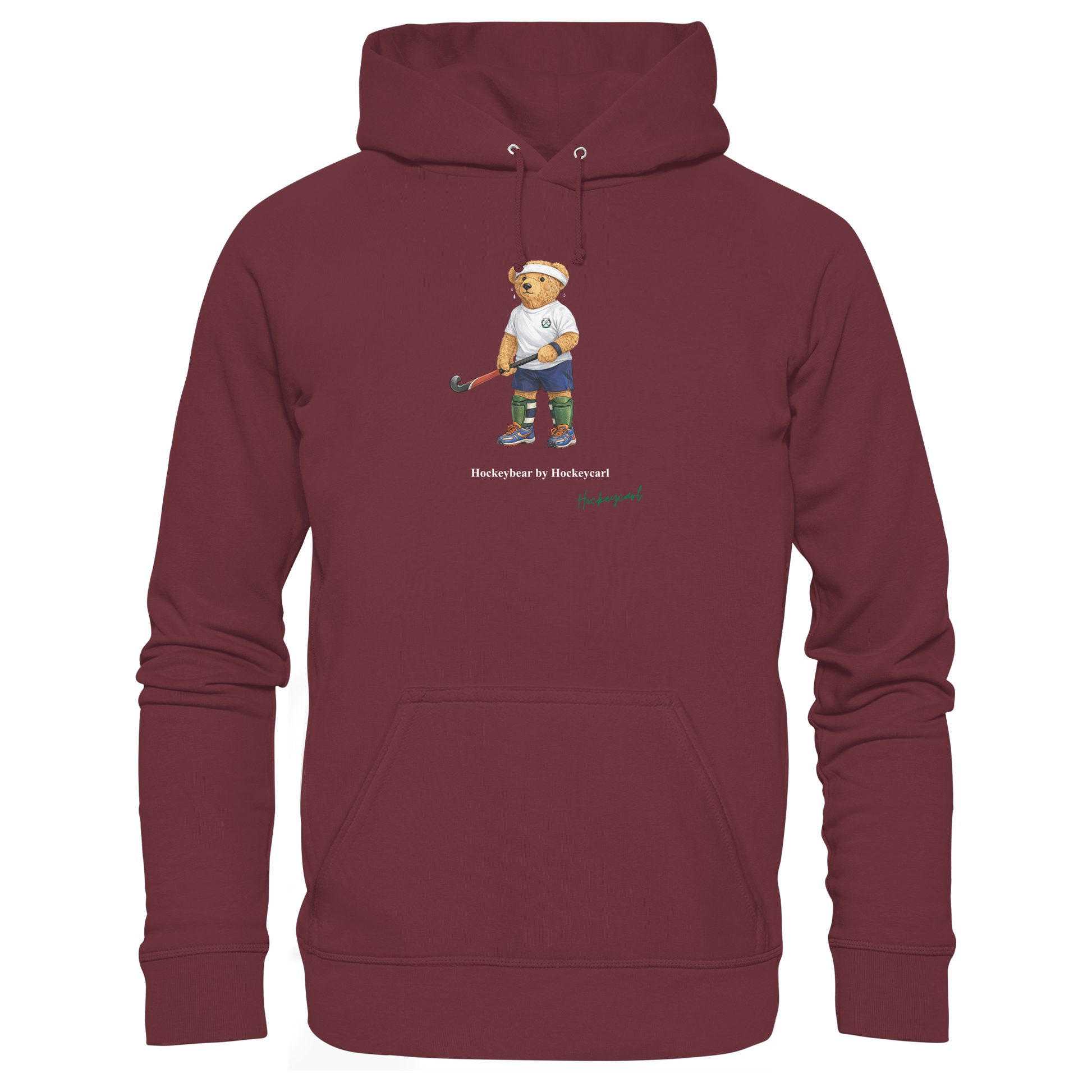 Hockeybear  - Organic Basic Hoodie - Hockeycarl