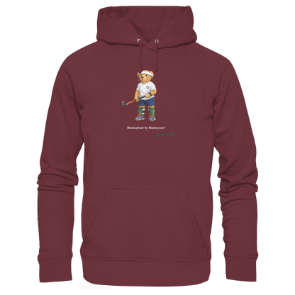 Hockeybear  - Organic Basic Hoodie - Hockeycarl