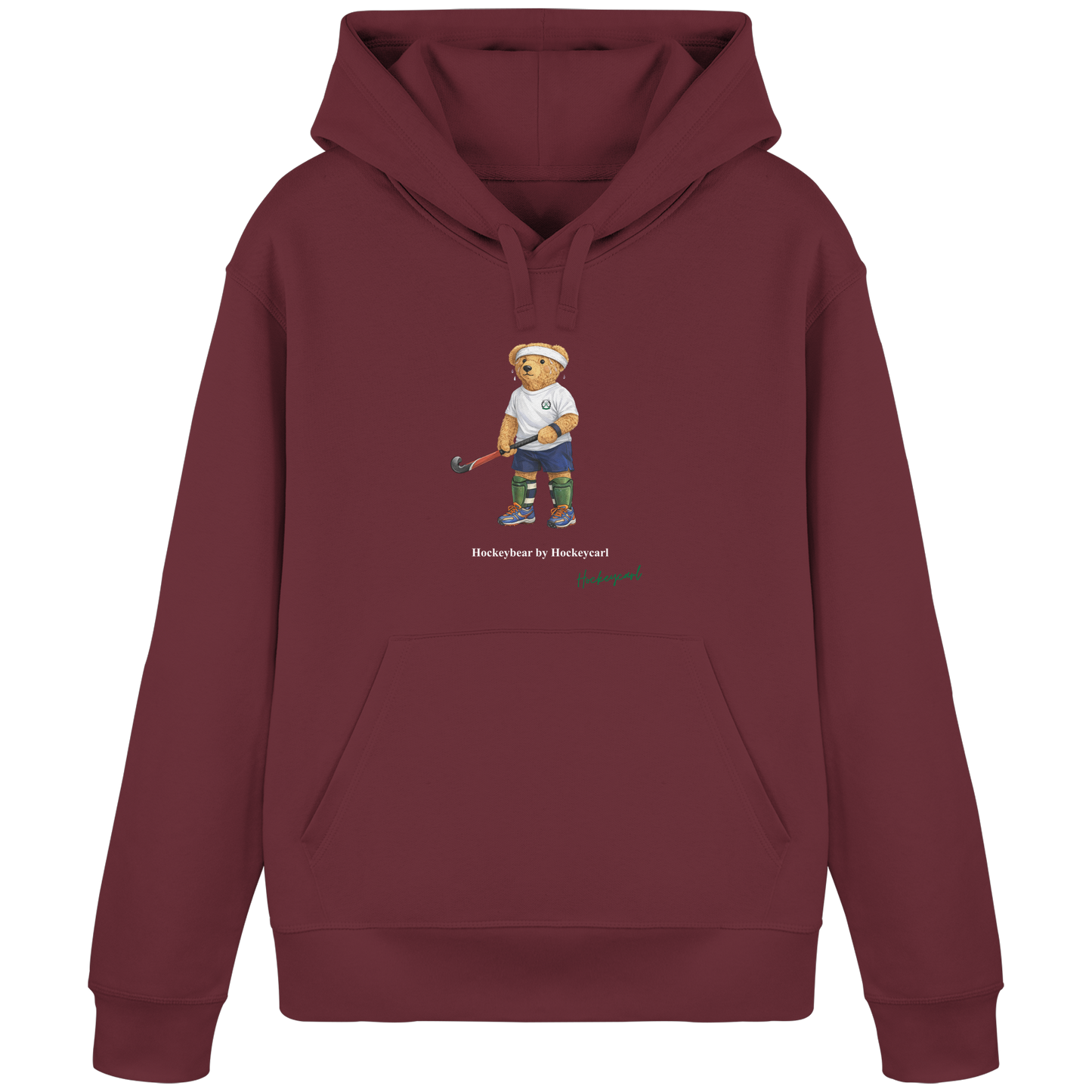 Hockeybear  - Organic Basic Hoodie - Hockeycarl