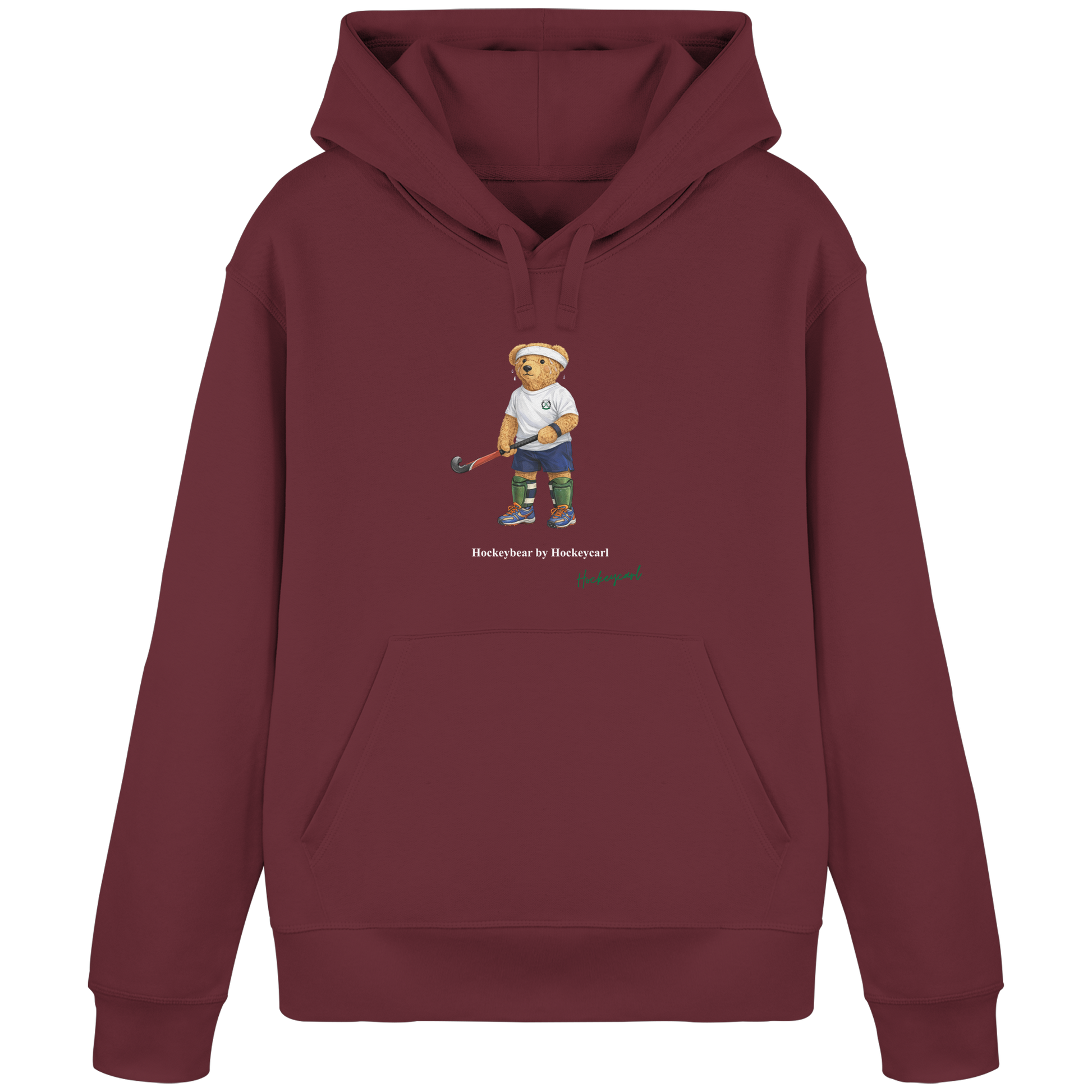 Hockeybear  - Organic Basic Hoodie - Hockeycarl