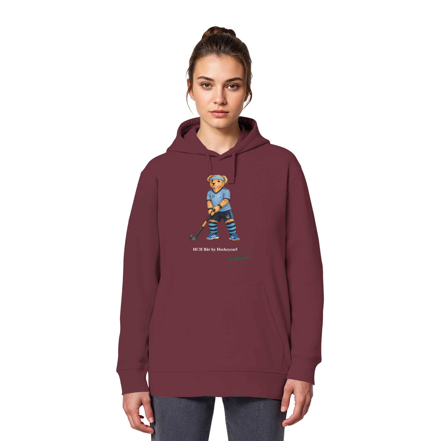Hockey-Club Bad Homburg Bär - Organic Basic Hoodie - Hockeycarl