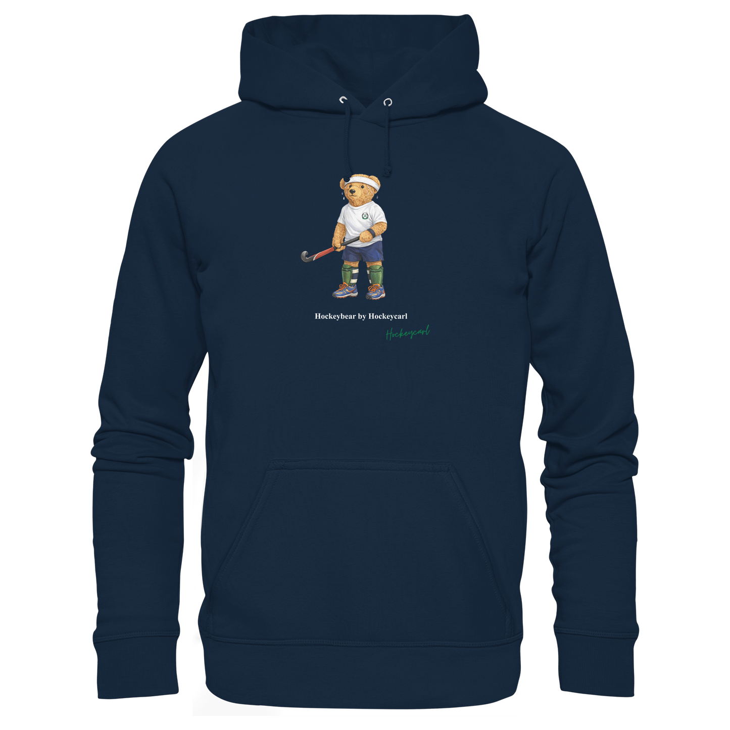 Hockeybear  - Organic Basic Hoodie - Hockeycarl