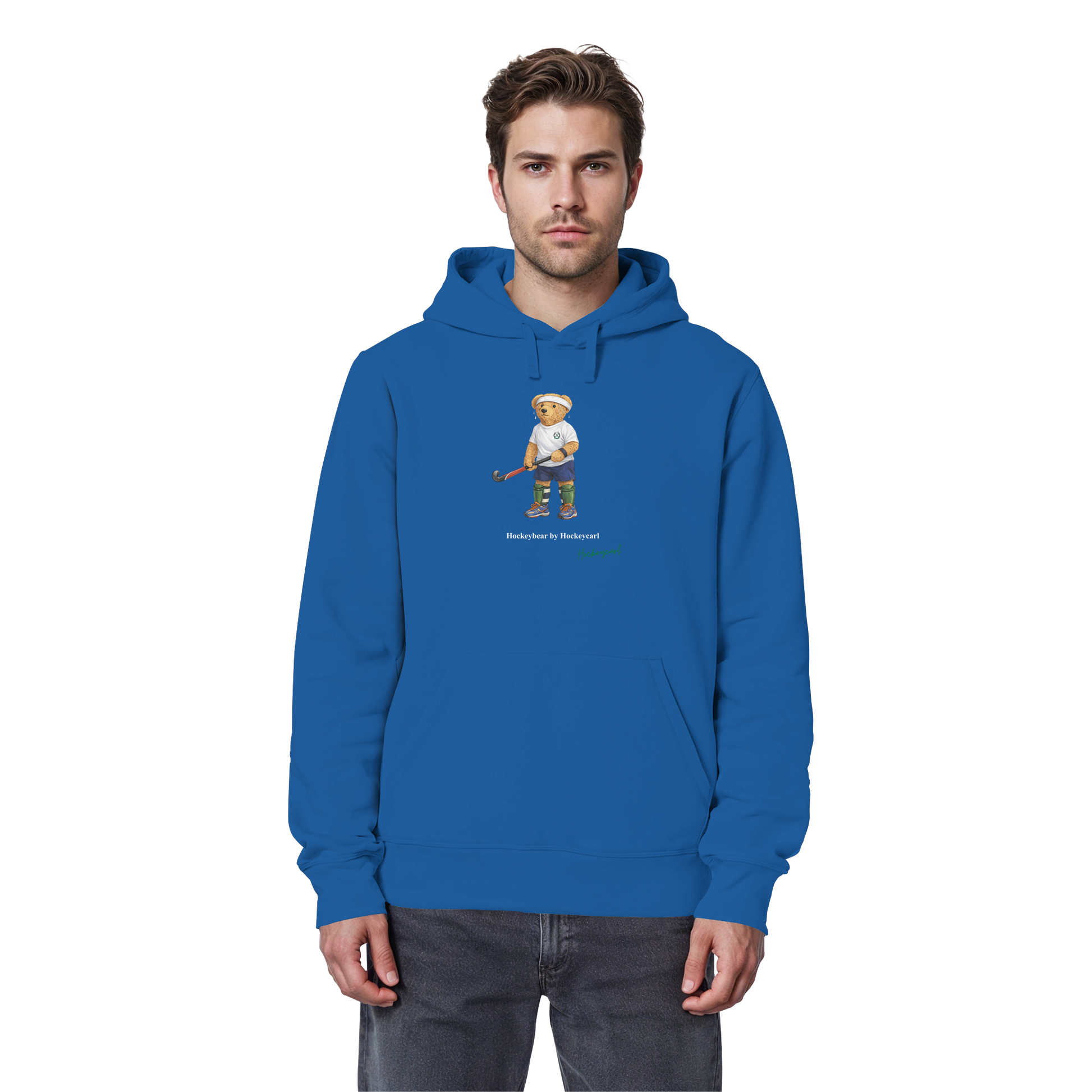 Hockeybear  - Organic Basic Hoodie - Hockeycarl