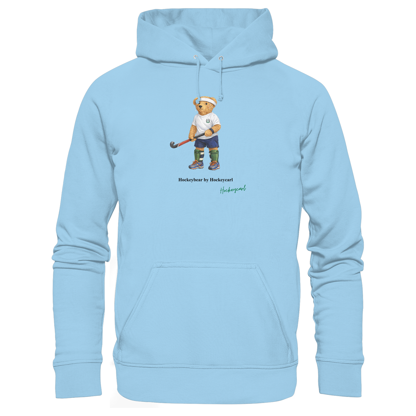 Hockeybear  - Organic Basic Hoodie - Hockeycarl