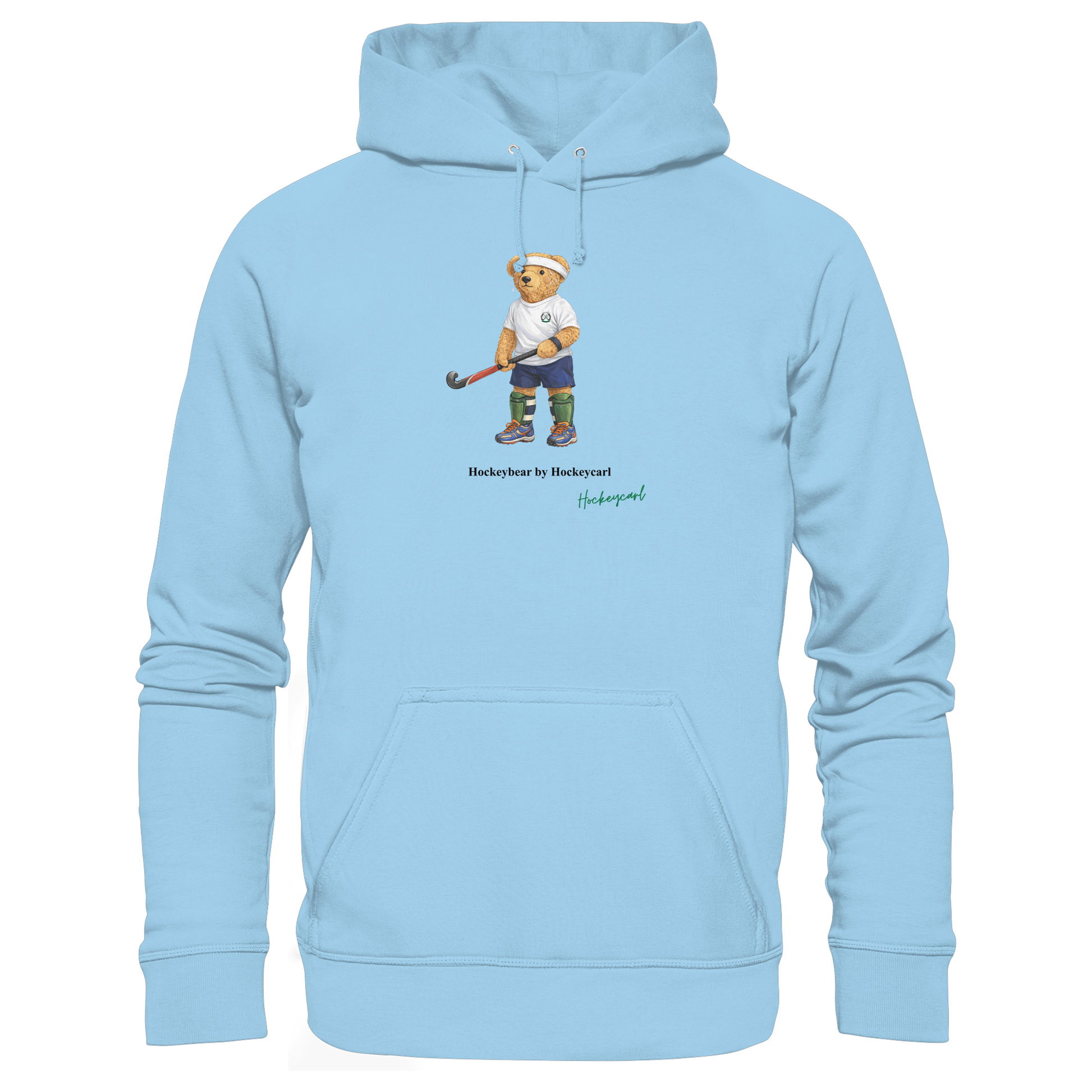 Hockeybear  - Organic Basic Hoodie - Hockeycarl