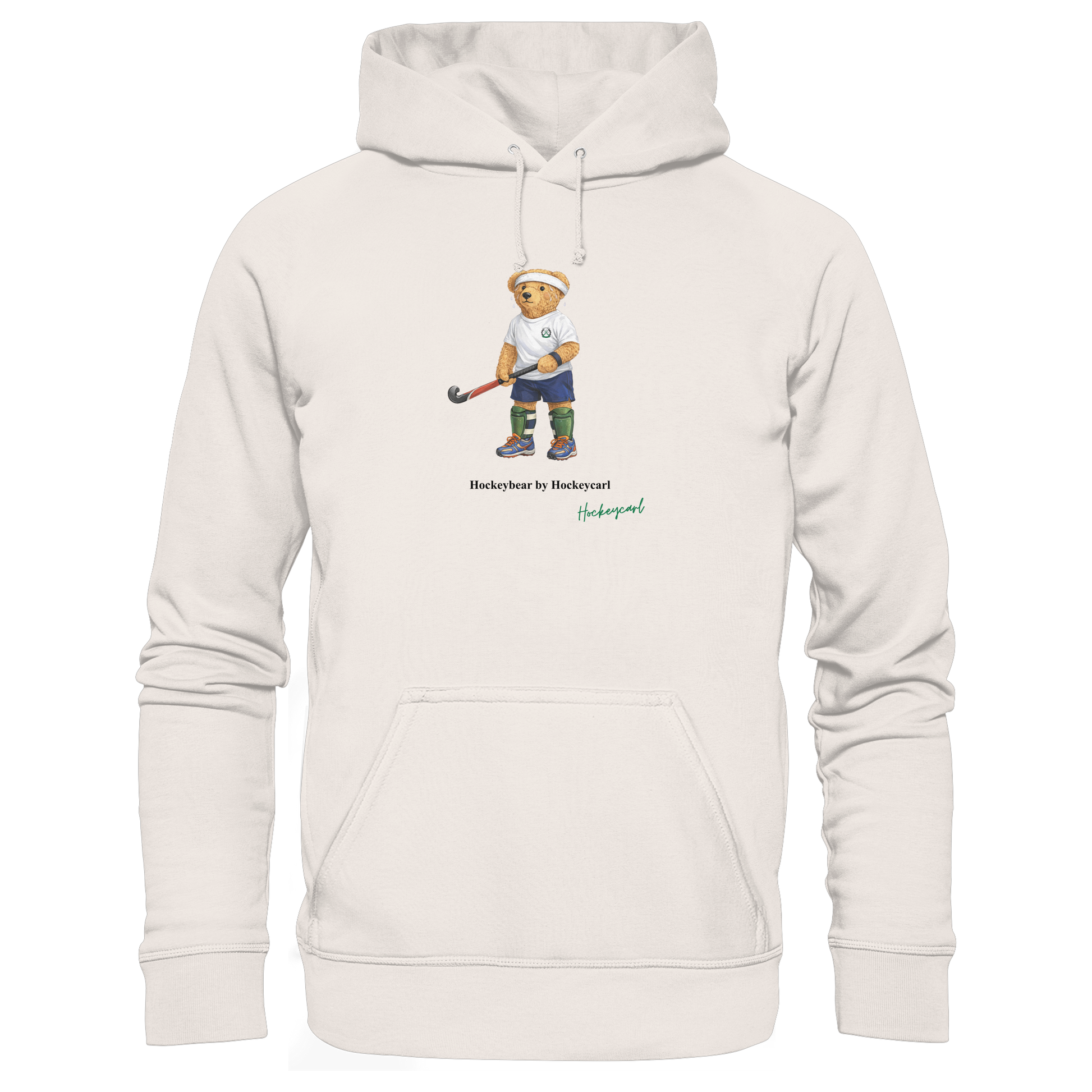 Hockeybear  - Organic Basic Hoodie - Hockeycarl