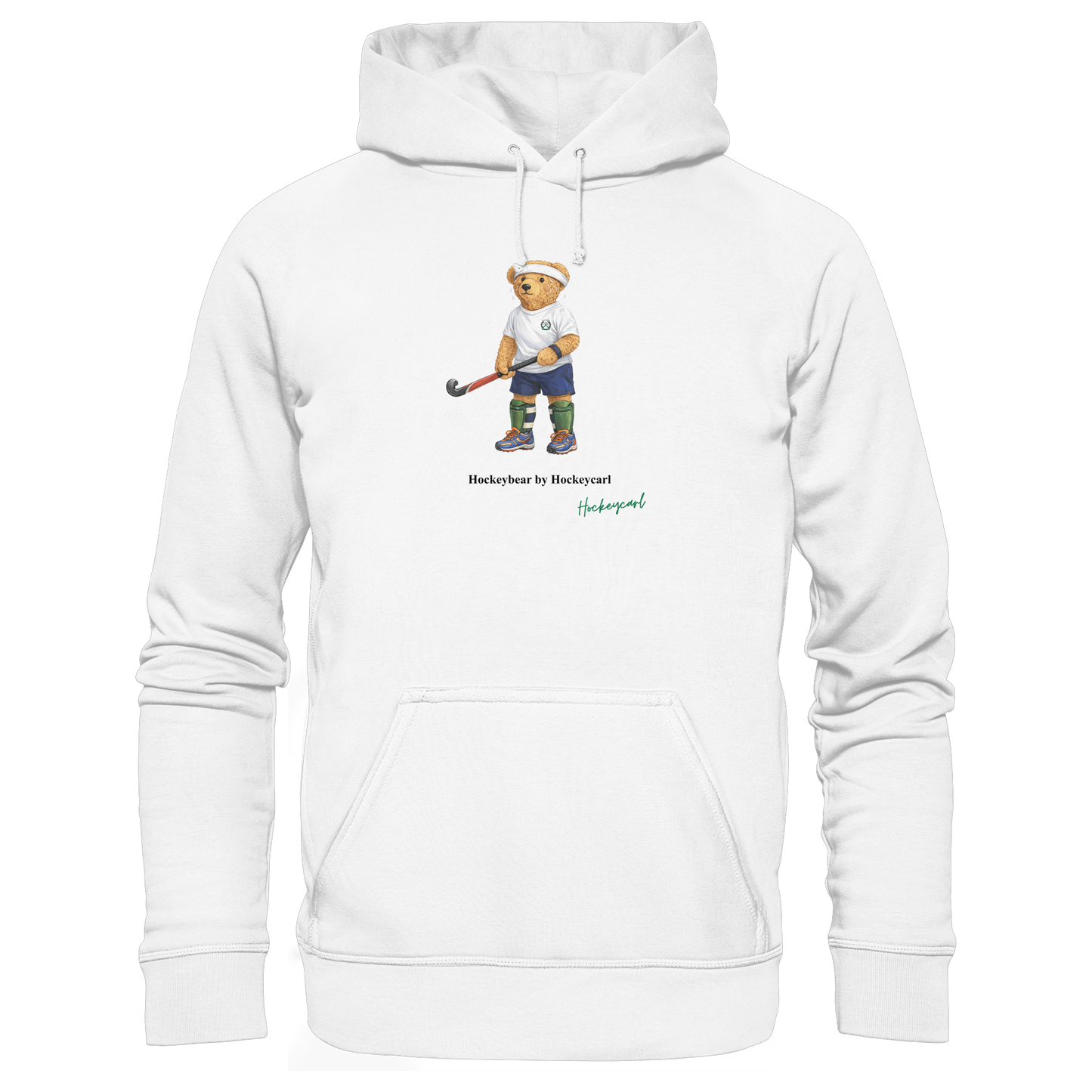 Hockeybear  - Organic Basic Hoodie - Hockeycarl