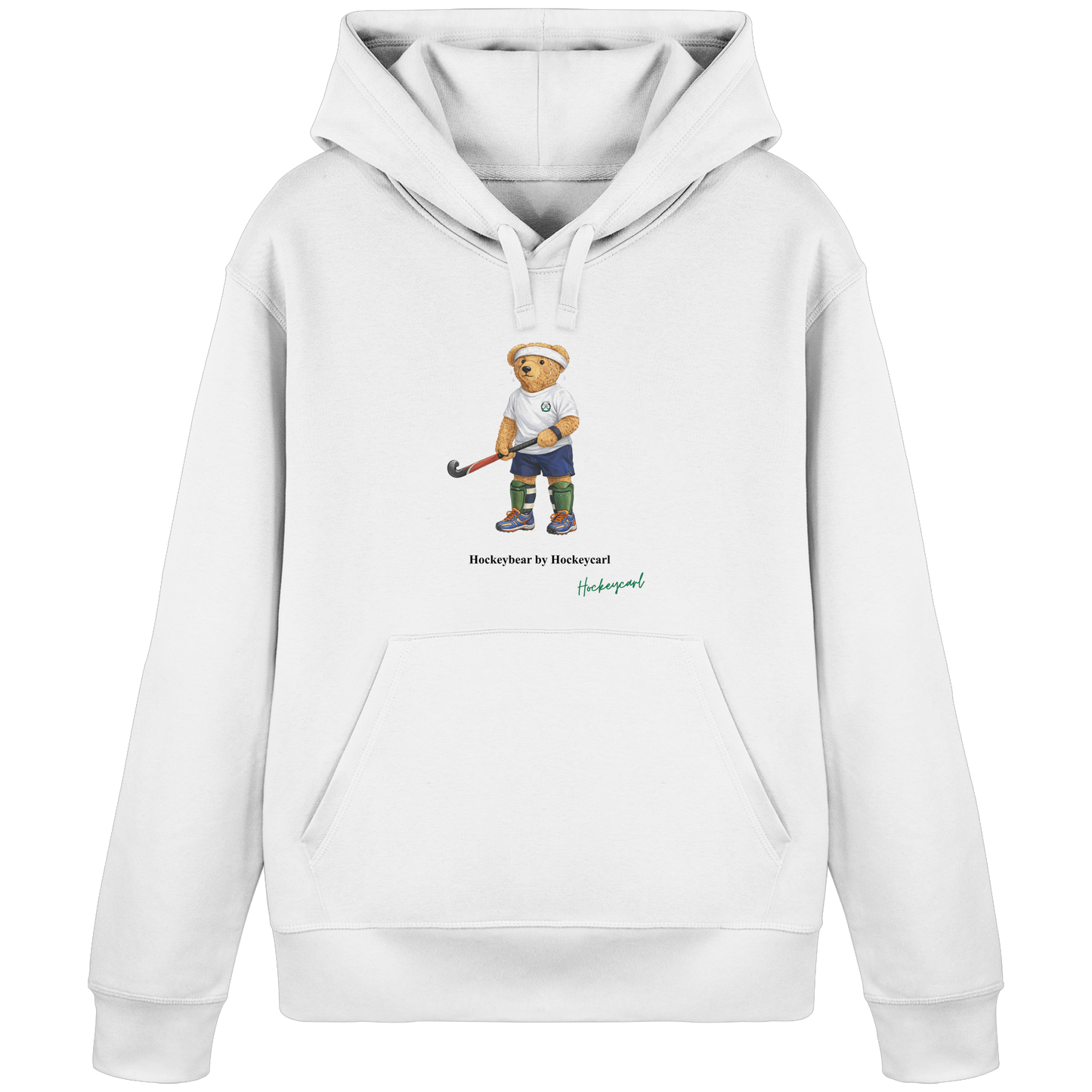 Hockeybear  - Organic Basic Hoodie - Hockeycarl