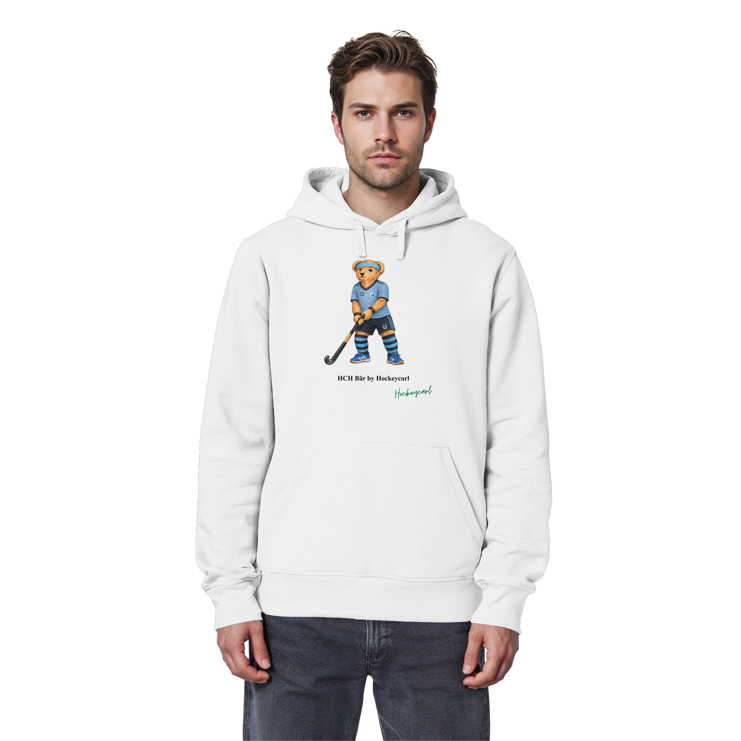 Hockey-Club Bad Homburg Bär - Organic Basic Hoodie - Hockeycarl