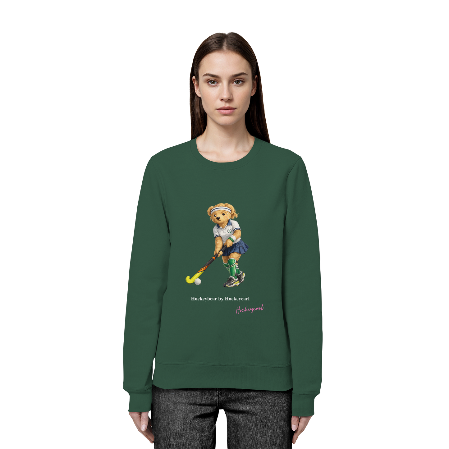 Hockeybear  - Organic Basic Unisex Sweatshirt - Hockeycarl