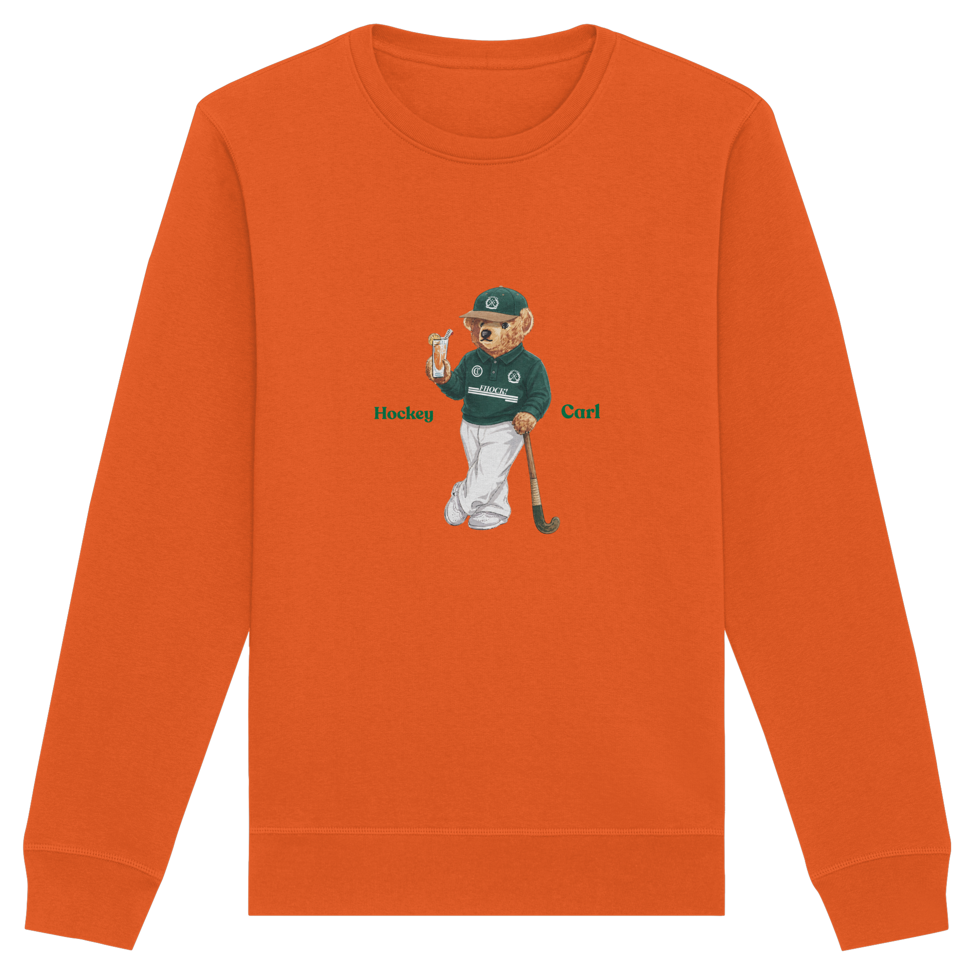 Hockeycarlbear - Organic Basic Unisex Sweatshirt - Hockeycarl