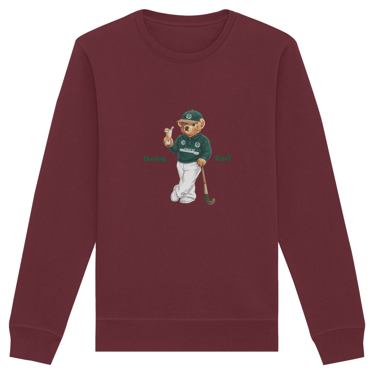 Hockeycarlbear - Organic Basic Unisex Sweatshirt - Hockeycarl