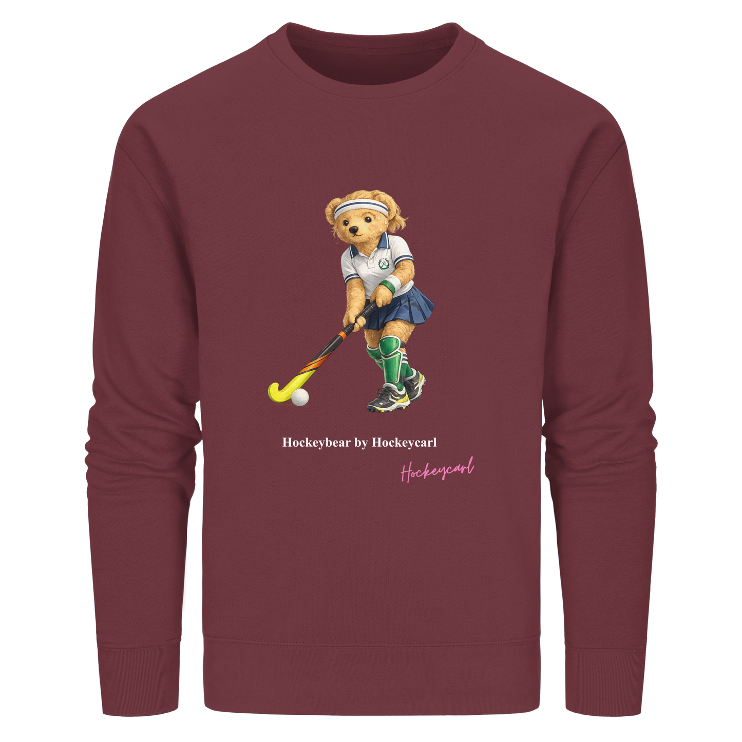 Hockeybear  - Organic Basic Unisex Sweatshirt - Hockeycarl