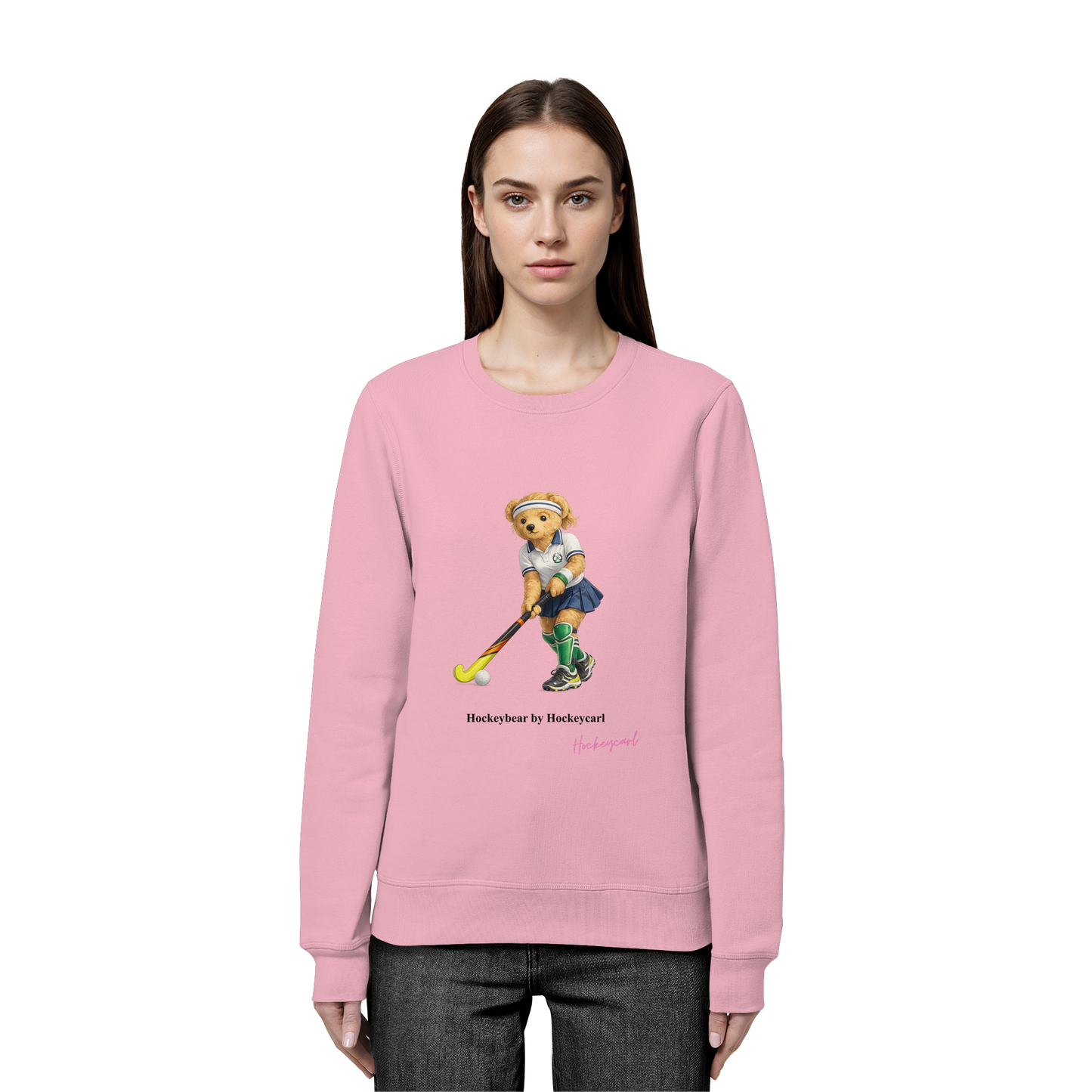 Hockeybear  - Organic Basic Unisex Sweatshirt - Hockeycarl