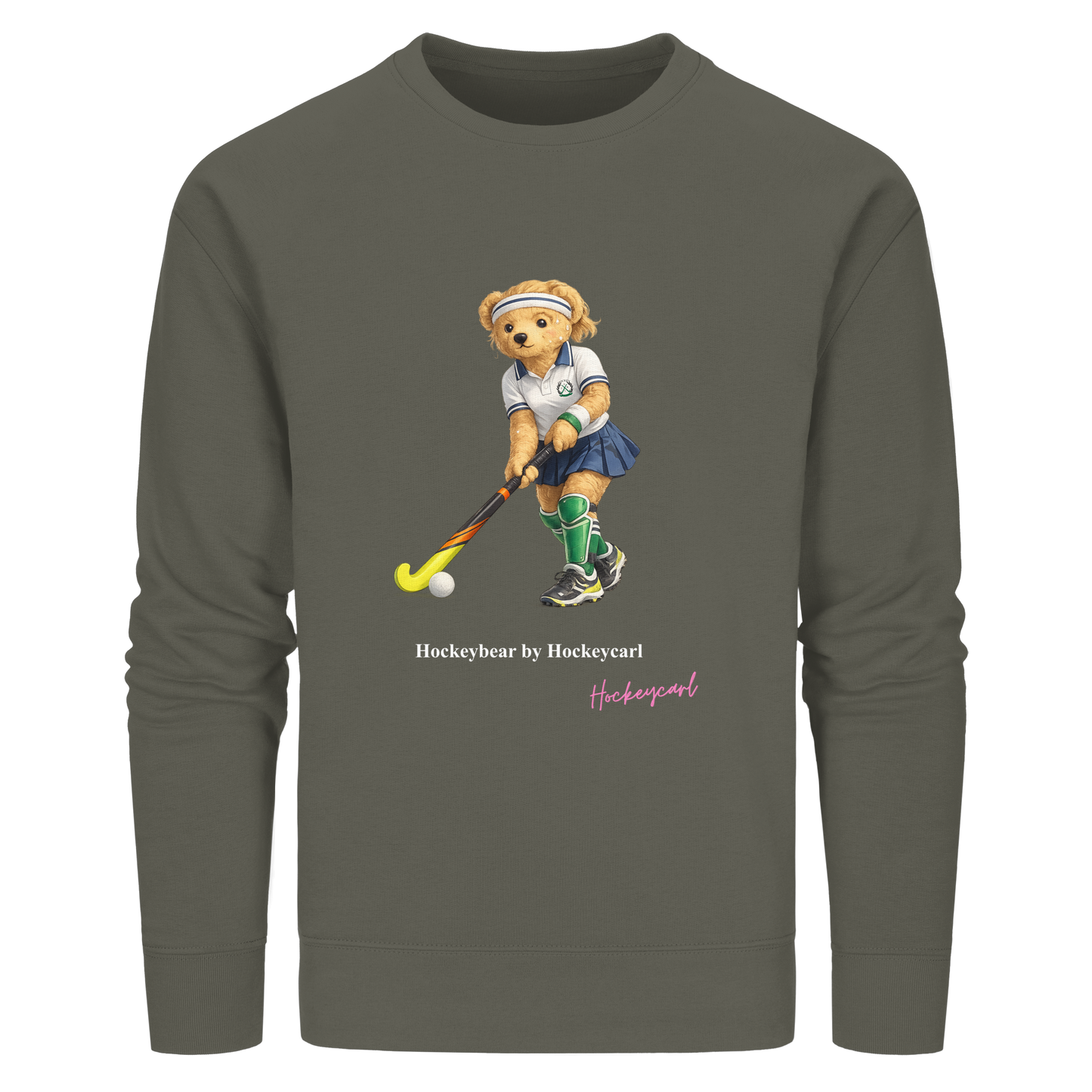 Hockeybear  - Organic Basic Unisex Sweatshirt - Hockeycarl