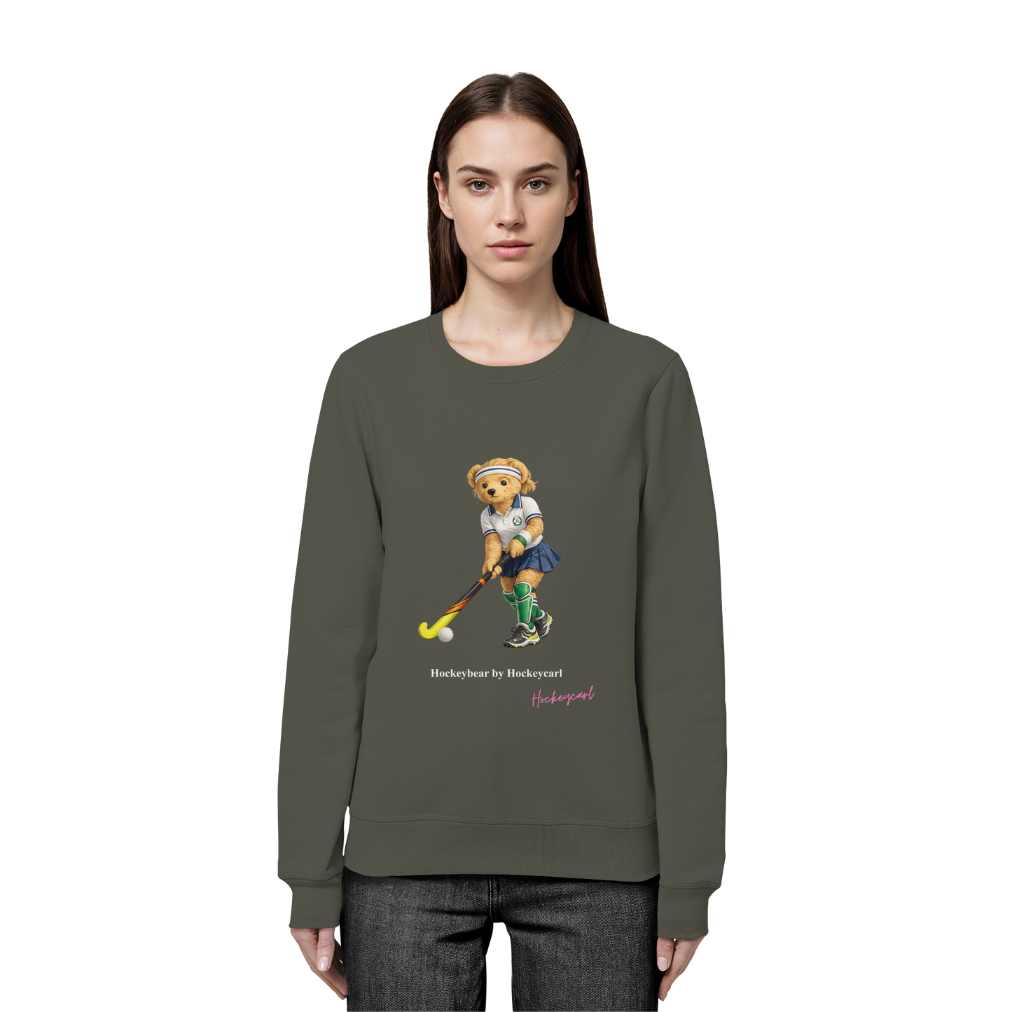 Hockeybear  - Organic Basic Unisex Sweatshirt - Hockeycarl