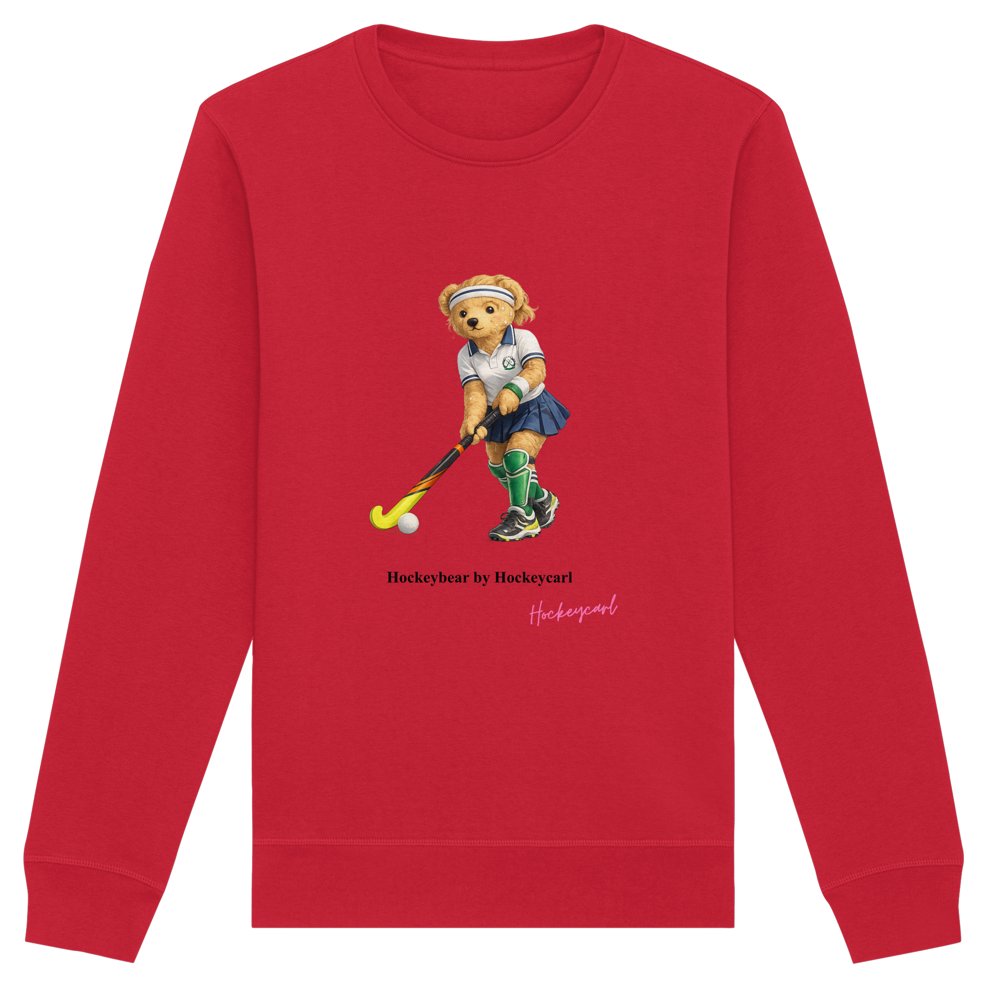 Hockeybear  - Organic Basic Unisex Sweatshirt - Hockeycarl