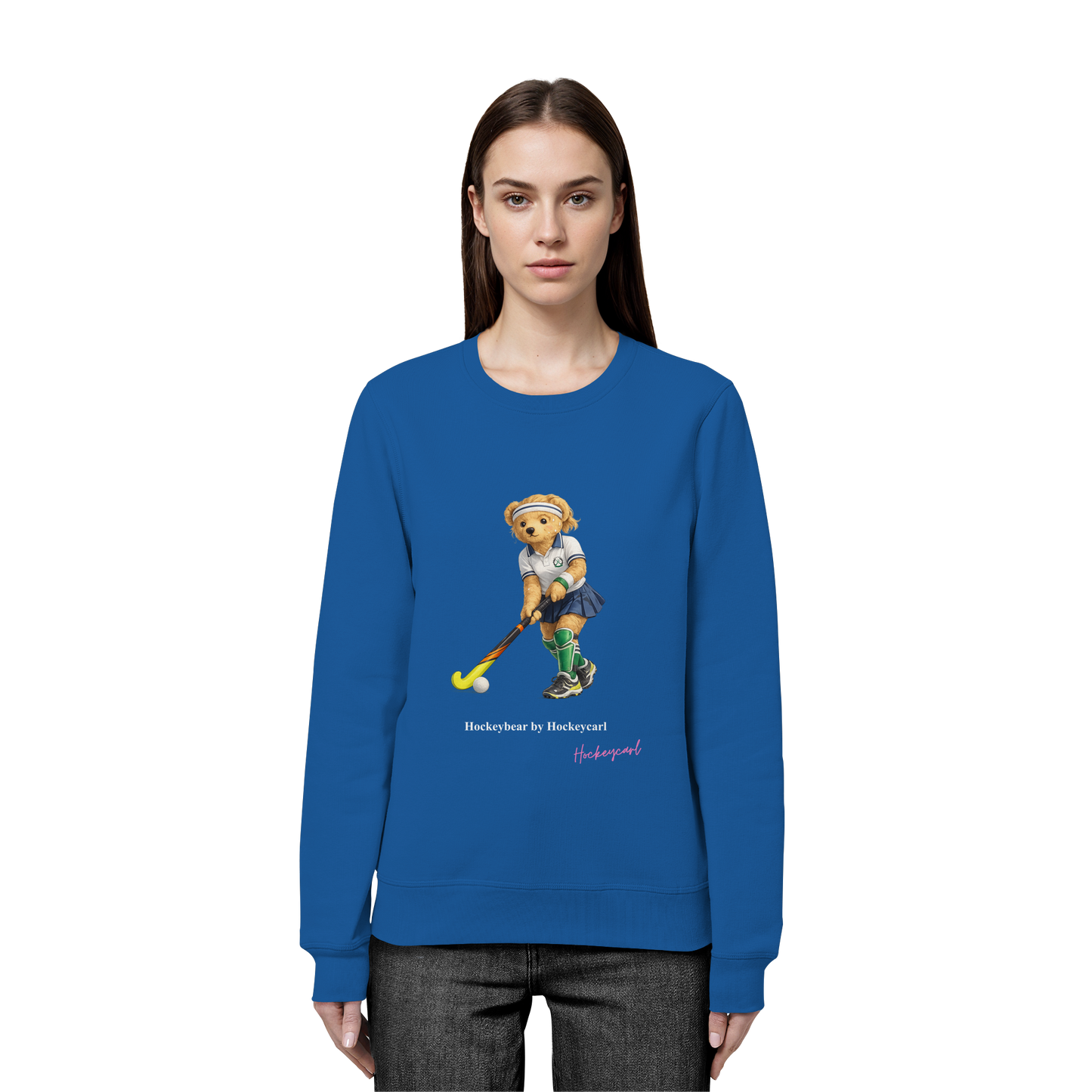 Hockeybear  - Organic Basic Unisex Sweatshirt - Hockeycarl