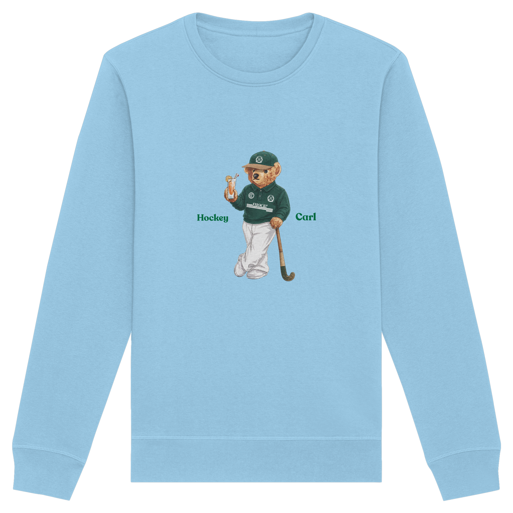 Hockeycarlbear - Organic Basic Unisex Sweatshirt - Hockeycarl
