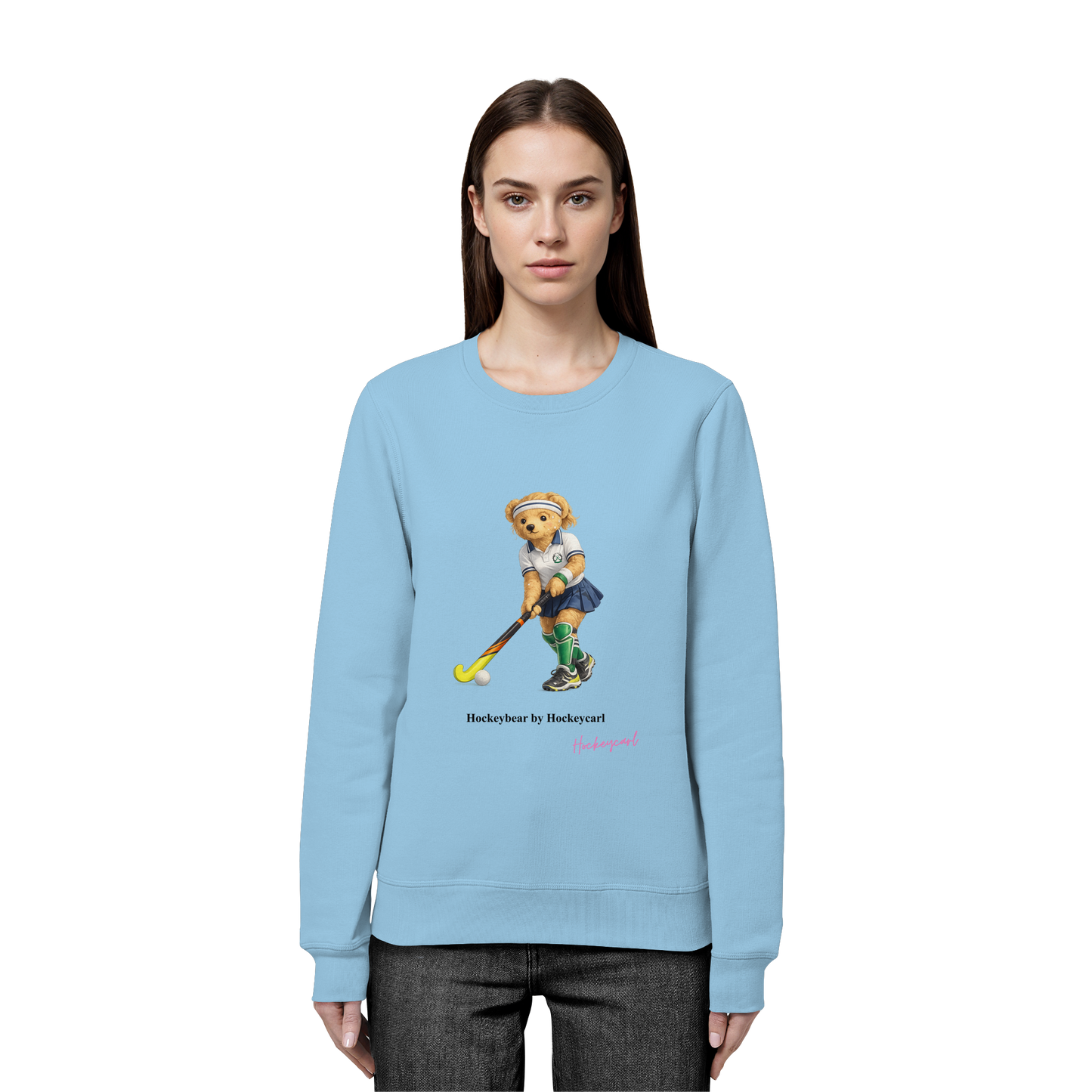 Hockeybear  - Organic Basic Unisex Sweatshirt - Hockeycarl