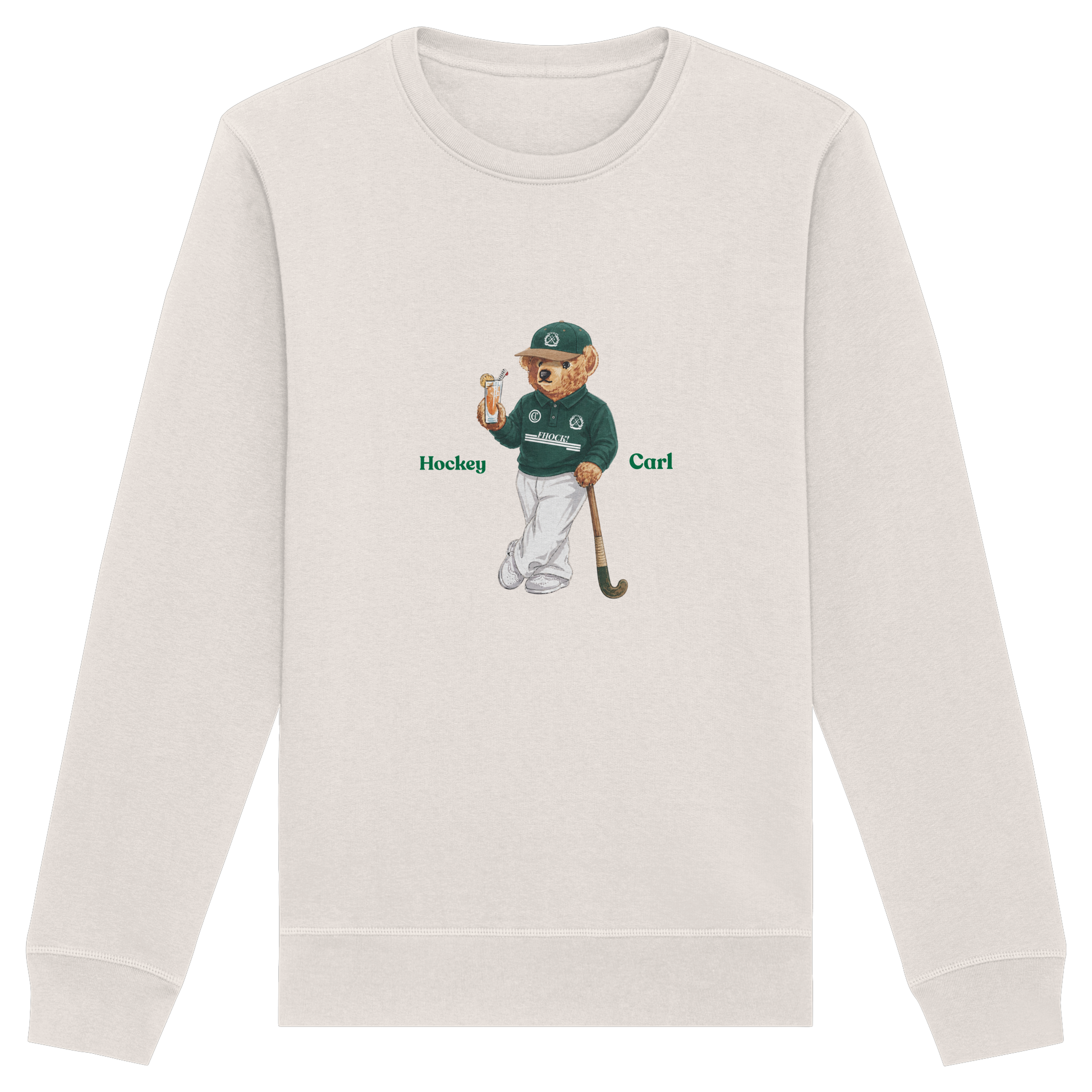 Hockeycarlbear - Organic Basic Unisex Sweatshirt - Hockeycarl