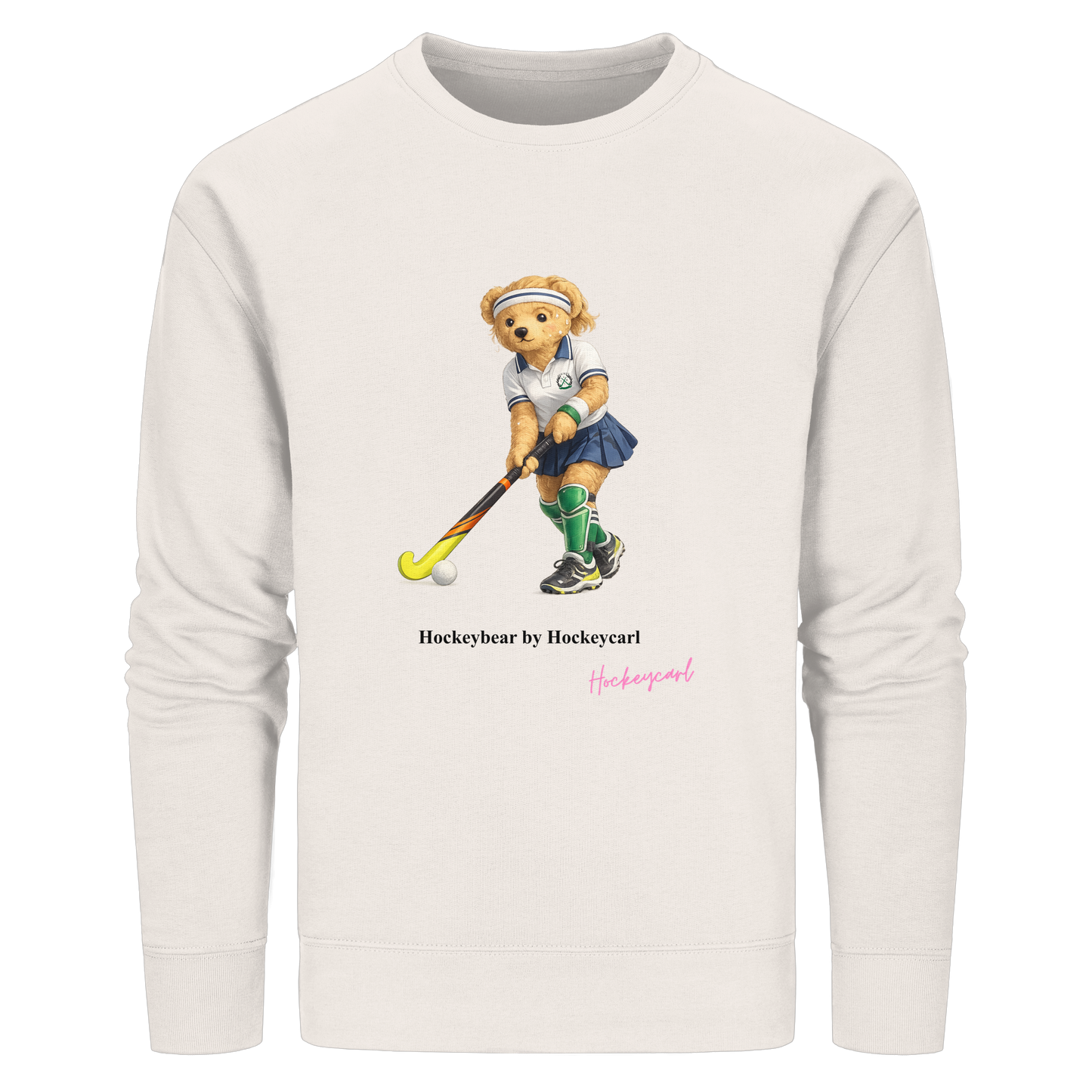 Hockeybear  - Organic Basic Unisex Sweatshirt - Hockeycarl