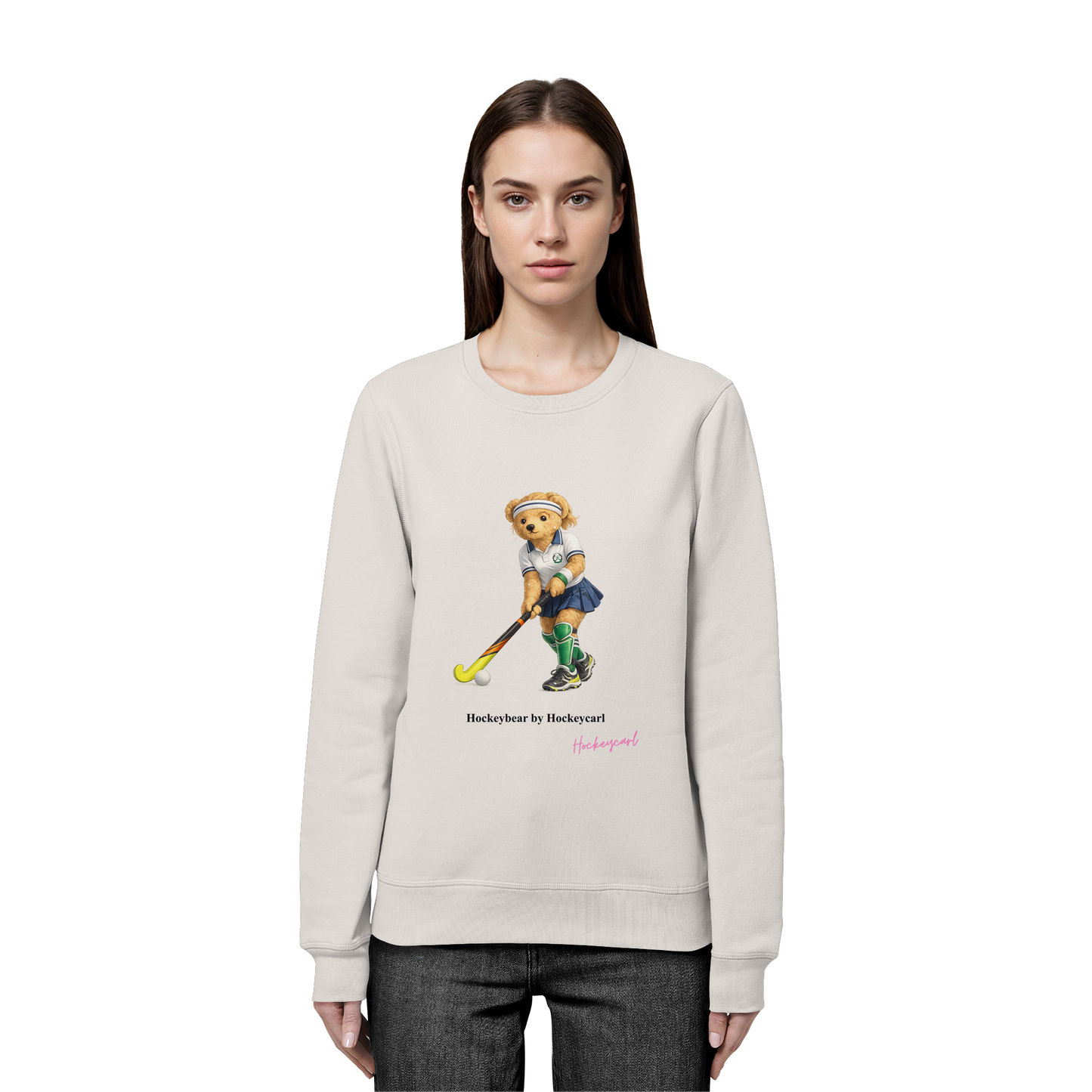 Hockeybear  - Organic Basic Unisex Sweatshirt - Hockeycarl