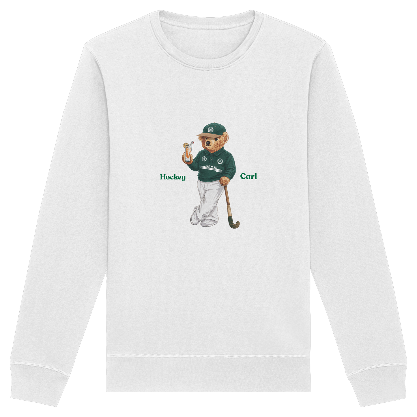 Hockeycarlbear - Organic Basic Unisex Sweatshirt - Hockeycarl