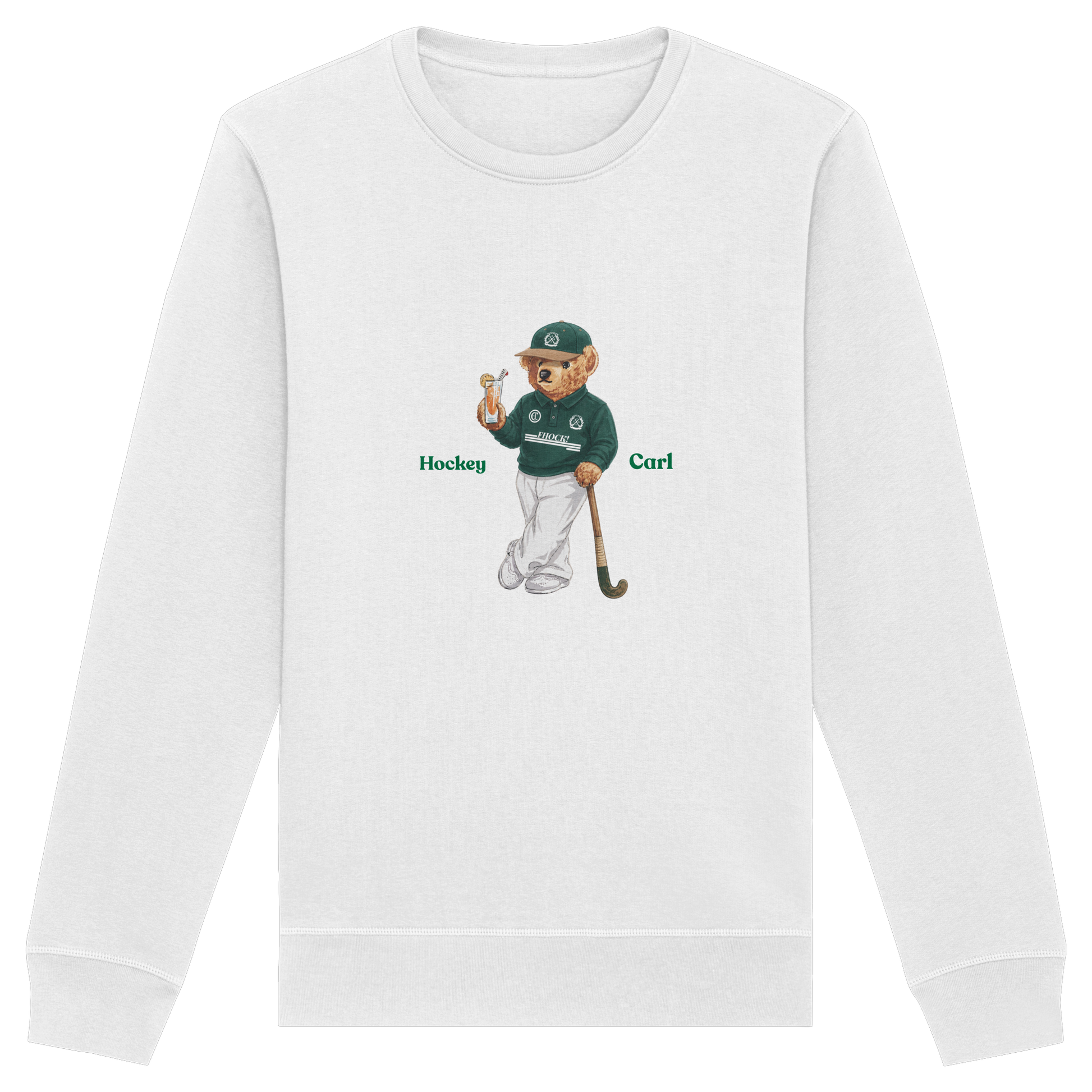 Hockeycarlbear - Organic Basic Unisex Sweatshirt - Hockeycarl