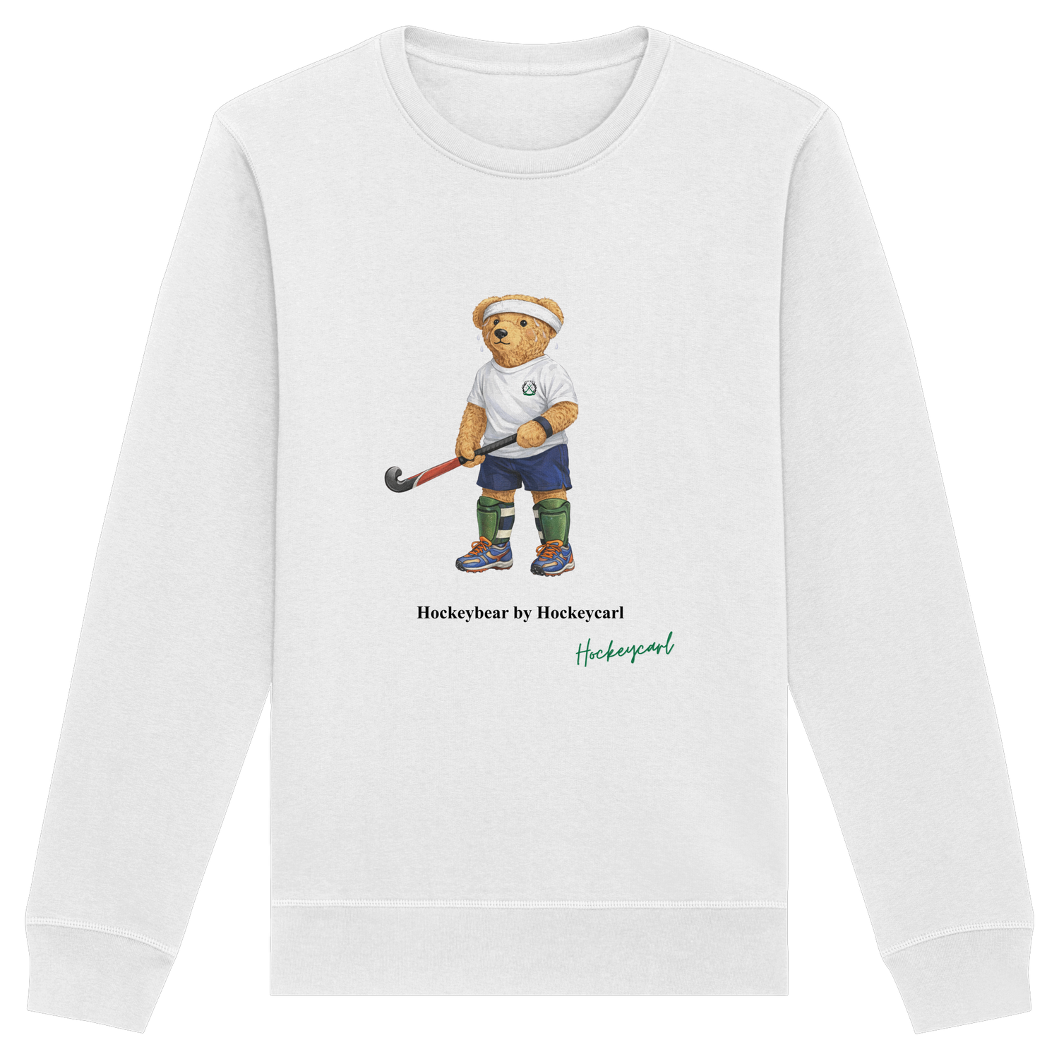 Hockeybear  - Organic Basic Unisex Sweatshirt - Hockeycarl