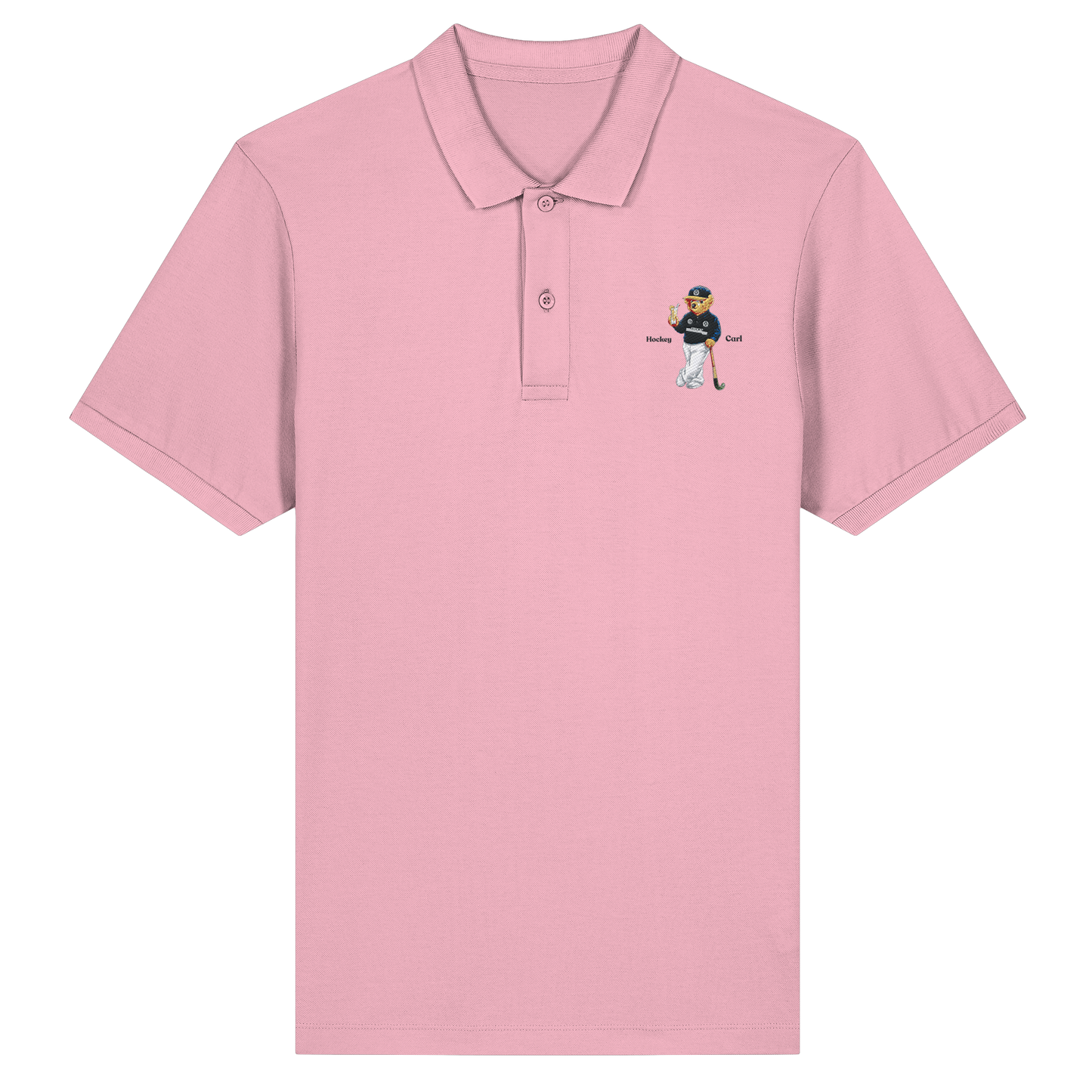 Hockeycarlbär - Organic Fitted Poloshirt - Hockeycarl