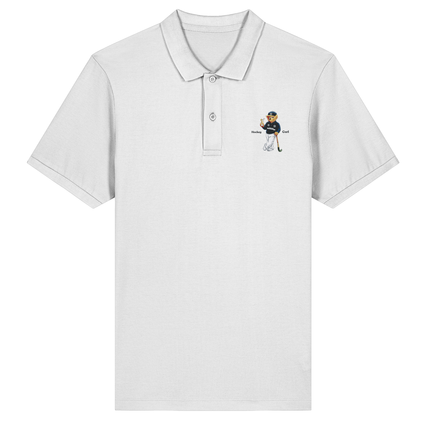 Hockeycarlbär - Organic Fitted Poloshirt - Hockeycarl