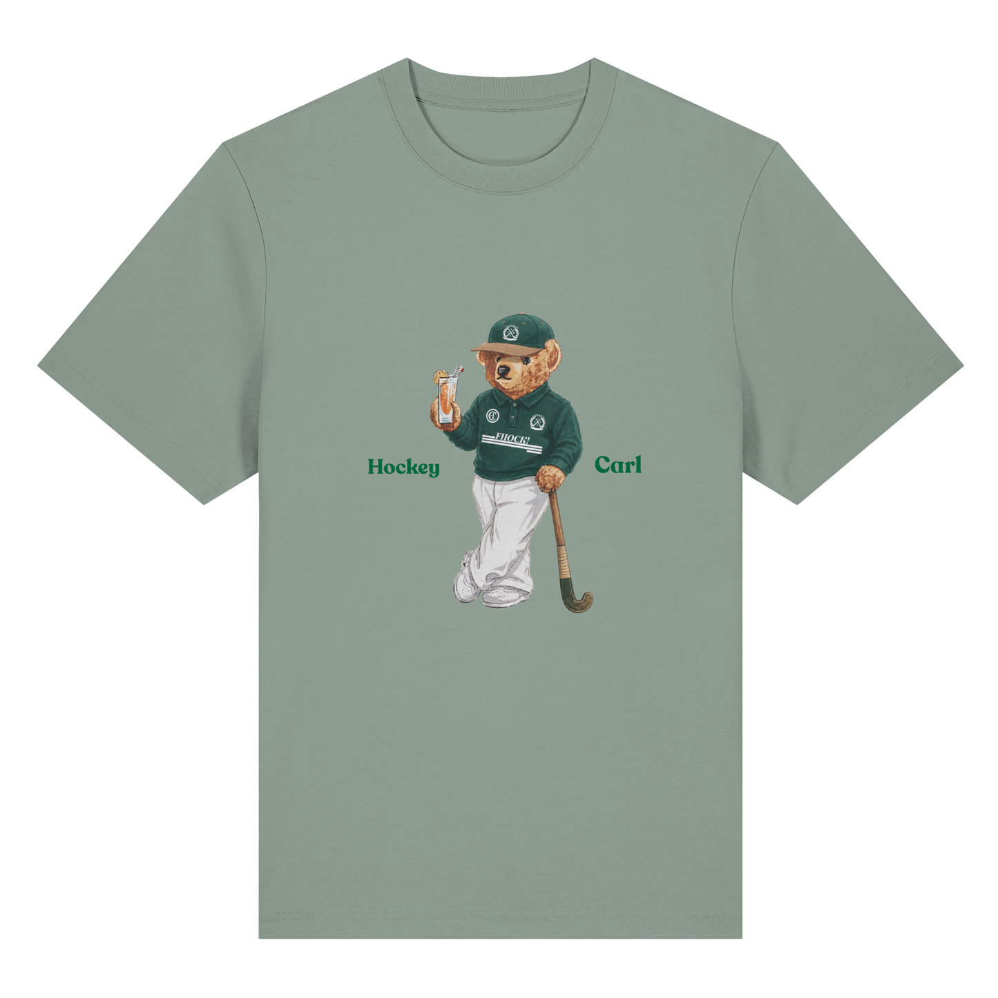 Hockeycarlbear - Organic Heavy Shirt - Hockeycarl