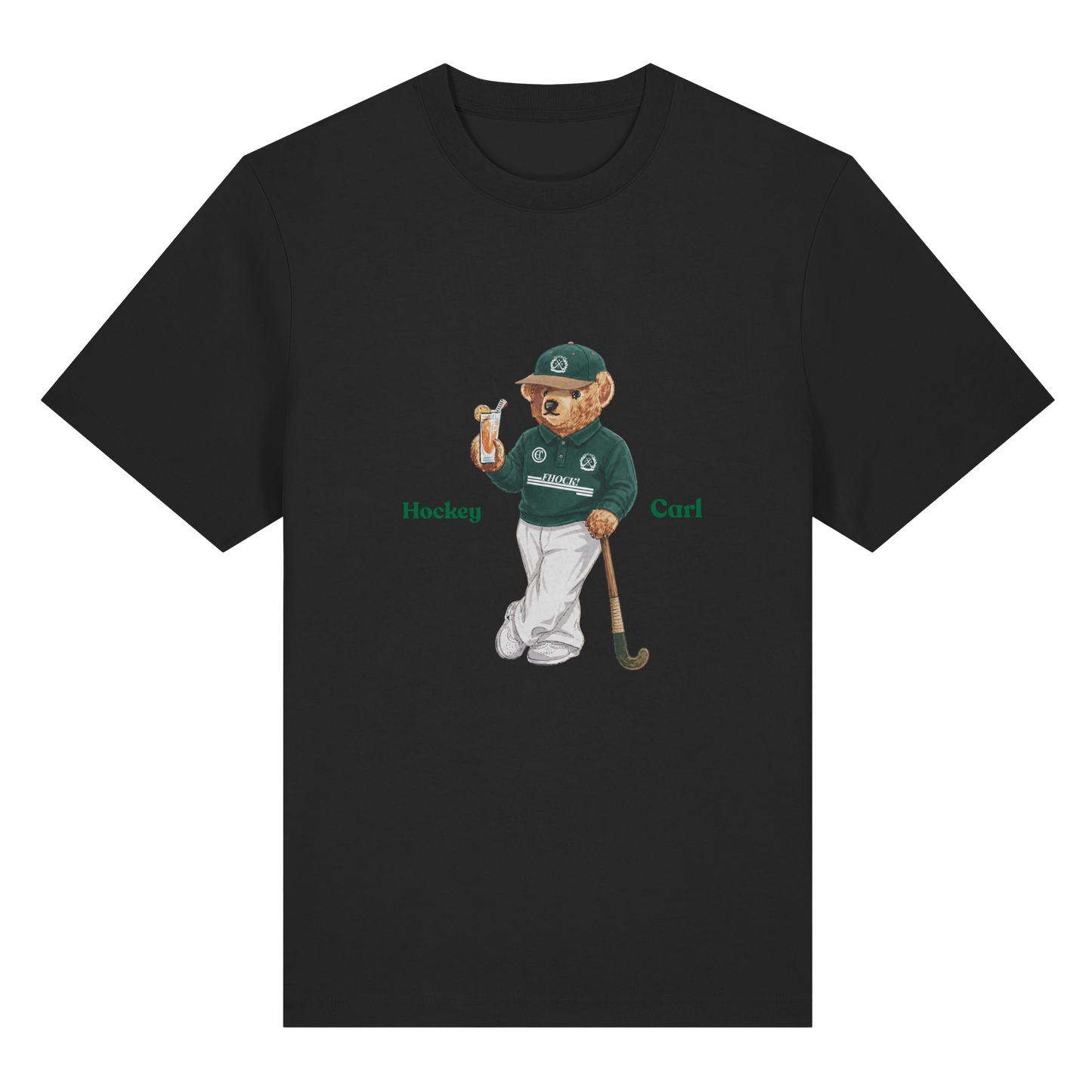 Hockeycarlbear - Organic Heavy Shirt - Hockeycarl