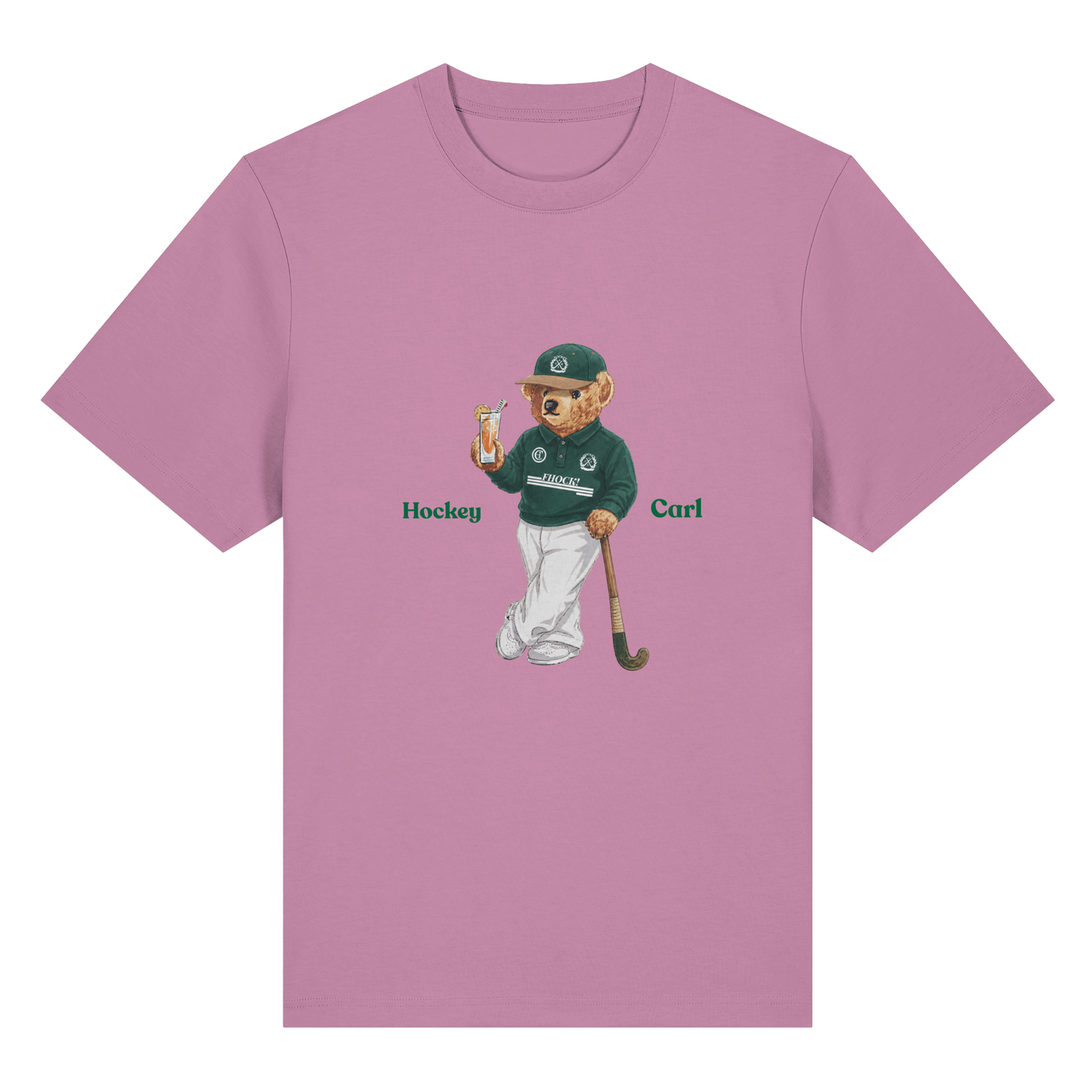 Hockeycarlbear - Organic Heavy Shirt - Hockeycarl